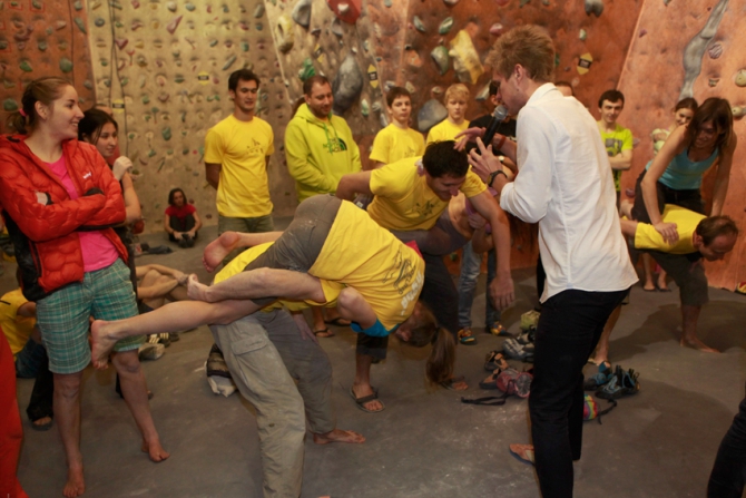 La Sportiva Party 2014г. Москва, Скалатория. (Скалолазание, Старт 1, Спорт Марафон, Артём Петраков.)