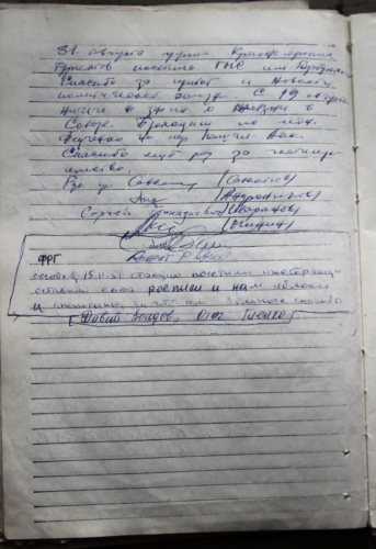 ГМС им.Горбунова, журнал посещений (Путешествия, памир, федченко)