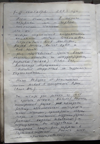 ГМС им.Горбунова, журнал посещений (Путешествия, памир, федченко)