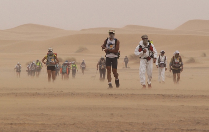 Песчанный марафон в пустыне Сахара