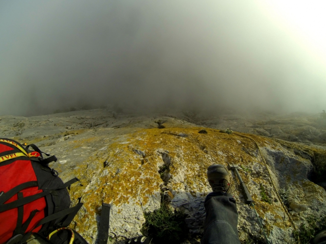 новый крымский мультипитч "Саботаж" 7b/b+ (Скалолазание, скалолазание, новый мультипитч, куш-кая, батилиман, крымский горный клуб)