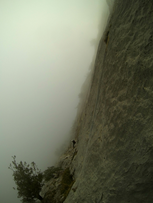 новый крымский мультипитч "Саботаж" 7b/b+ (Скалолазание, скалолазание, новый мультипитч, куш-кая, батилиман, крымский горный клуб)