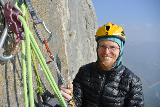 новый крымский мультипитч "Саботаж" 7b/b+ (Скалолазание, скалолазание, новый мультипитч, куш-кая, батилиман, крымский горный клуб)