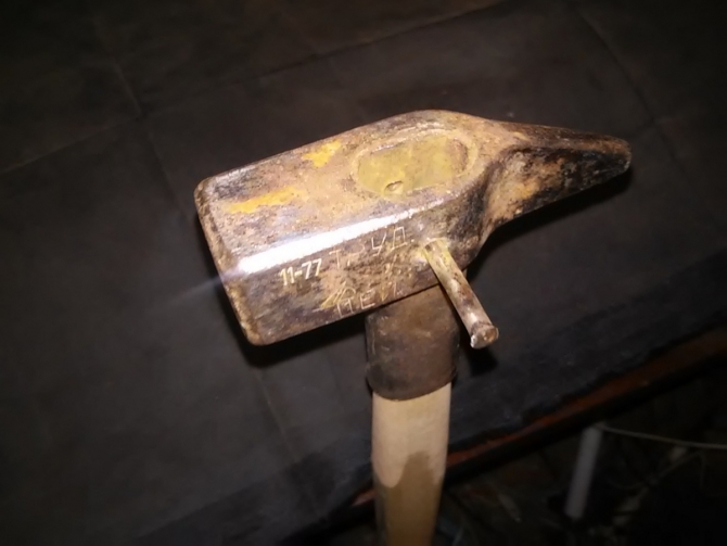 Ремонт старенького скального молотка (цикл сделай сам, Альпинизм)