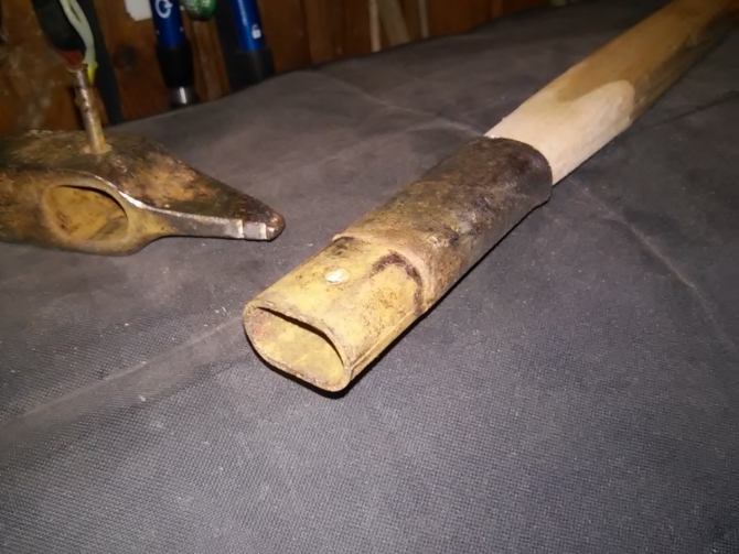 Ремонт старенького скального молотка (цикл сделай сам, Альпинизм)