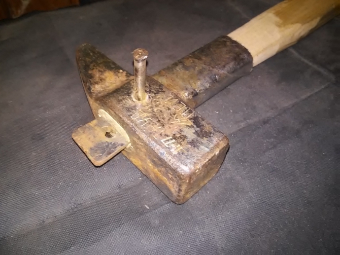 Ремонт старенького скального молотка (цикл сделай сам, Альпинизм)