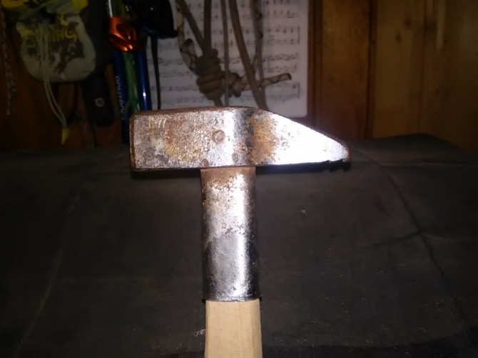 Ремонт старенького скального молотка (цикл сделай сам, Альпинизм)