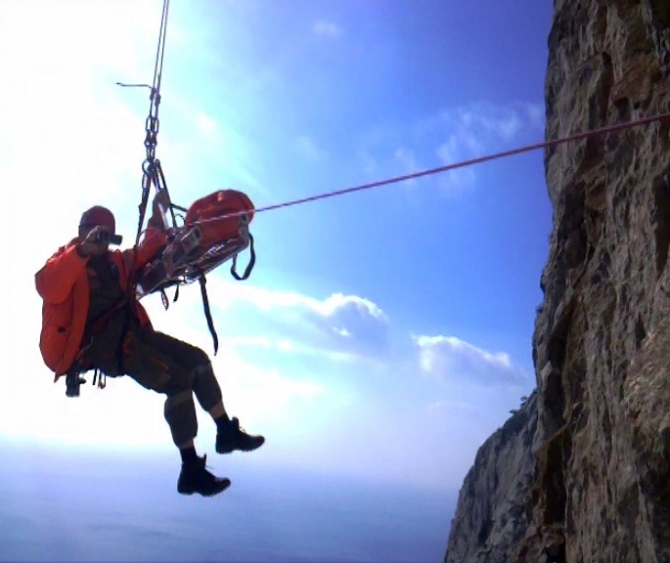 Спасатели на карнизах Малого Кильсе (Альпинизм)