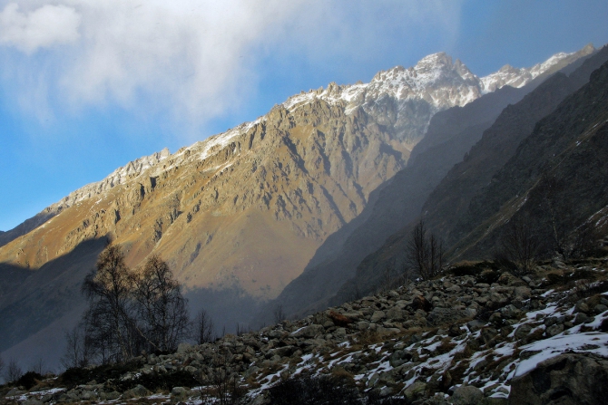 Приэльбрусье в ноябре 2014 (Горный туризм, горы, кавказ, кбр, фото, фотография, уллутау, баксан)