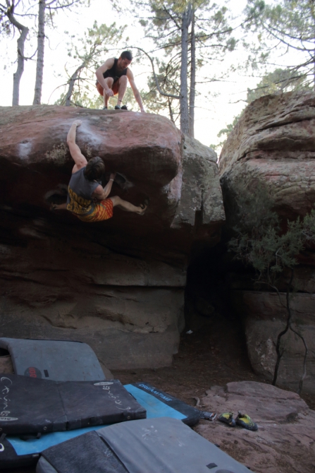 Путешествие в Альбаррасин. Две 8В! (Скалолазание, скалолазание, скалы, боулдеринг, боулдер, 8а, юрий, костин, испания, xclimb)
