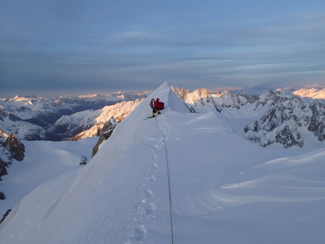 МОНБЛАН (Траверс. Зима. Новый год, Альпинизм, альпы, шамони)