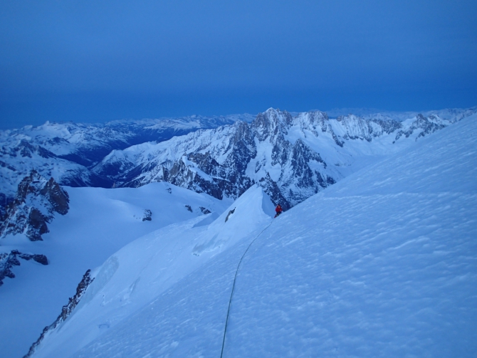 МОНБЛАН (Траверс. Зима. Новый год, Альпинизм, альпы, шамони)