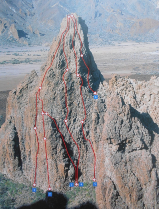 Гайдбук «Скальные районы Тейде» в подарок (Скалолазание)