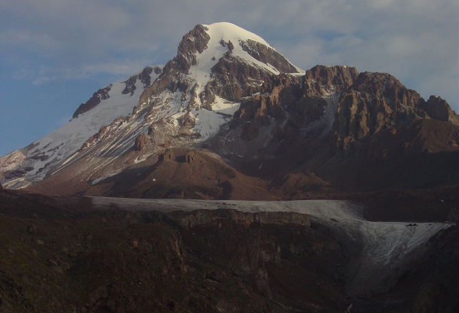 На Казбеке в начале сентября 2014 (Альпинизм)