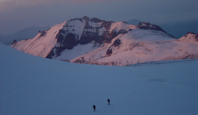 На Казбеке в начале сентября 2014 (Альпинизм)
