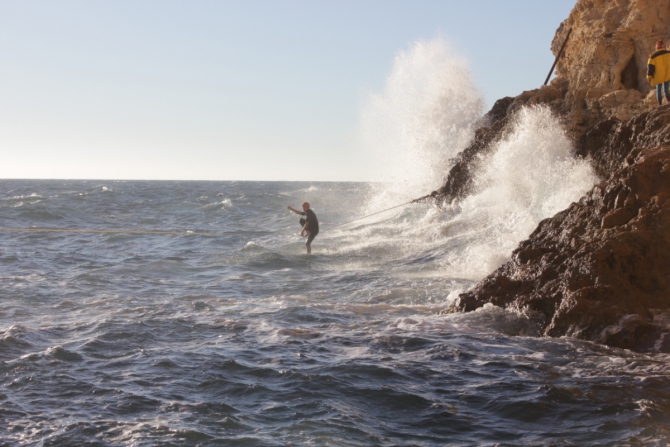 Хайлайны в Крыму по Питерски (слеклайн)