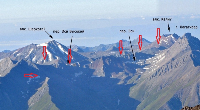 Ребус с перевалами Эси в Грузии. (Горный туризм, горный туризм, грузия, перевалы Эси, Эси Высокий, Соло. озеро Келицад, ФСТ Дмитровского района МО)