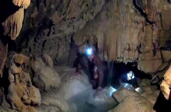 Желтая пещера в Большом Каньоне Крыма (Спелеология)