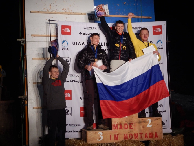 Люда Бадалян и Максим Томилов - победители в Бозмене! (Ледолазание/drytoolling, кубок мира по ледолазанию, ice wc, лед, сша, наши побеждают)
