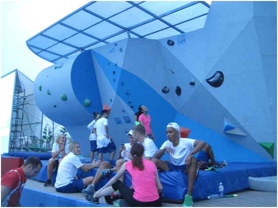 Анна Марголина: про поездку в Китай (нанкин, олимпийские игры, Гуанчжоу, скалолазание)