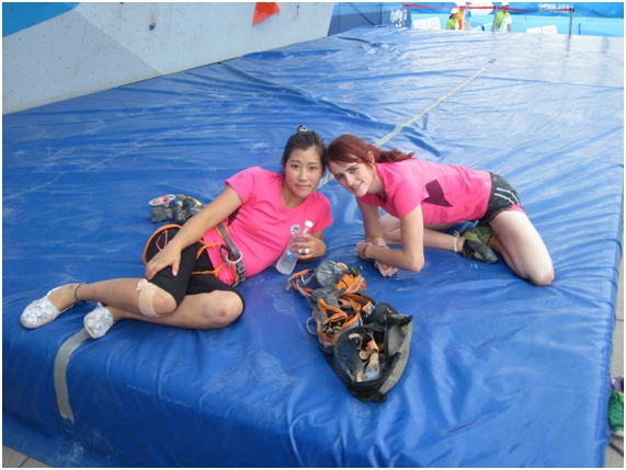 Анна Марголина: про поездку в Китай (нанкин, олимпийские игры, Гуанчжоу, скалолазание)