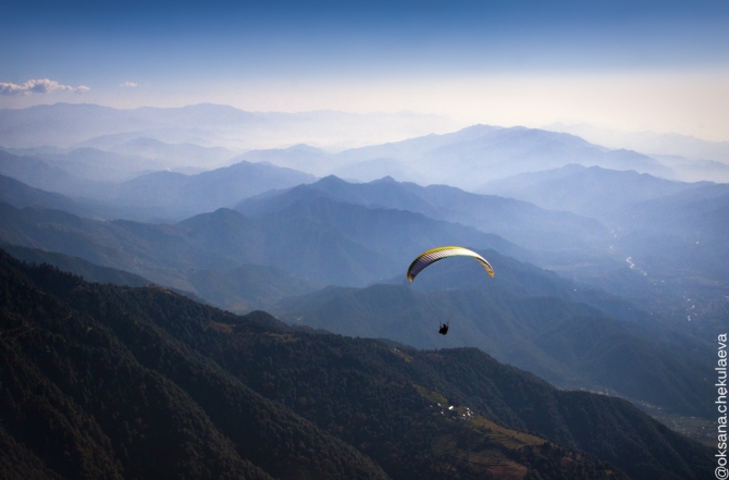 Прогулка по Гималам. В поисках Шамбалы или Poor Man Heli. (Горные лыжи/Сноуборд, бир, бэккантри, гималаи, индия, Манале, параплан, ски-тур, сплит-тур, сплитборд, трекинг)