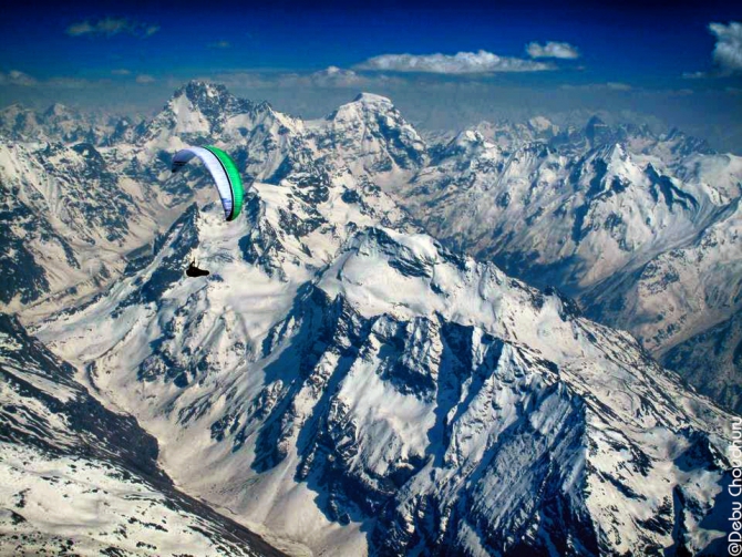 Прогулка по Гималам. В поисках Шамбалы или Poor Man Heli. (Горные лыжи/Сноуборд, бир, бэккантри, гималаи, индия, Манале, параплан, ски-тур, сплит-тур, сплитборд, трекинг)