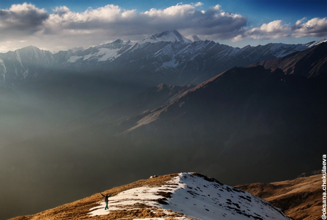 Прогулка по Гималам. В поисках Шамбалы или Poor Man Heli. (Горные лыжи/Сноуборд, бир, бэккантри, гималаи, индия, Манале, параплан, ски-тур, сплит-тур, сплитборд, трекинг)