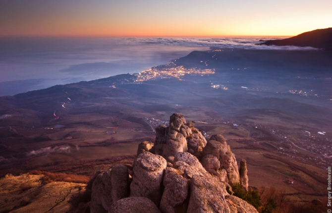 В поход на выходные! 50 км от Чатыр-Дага до Джур-Джура (Туризм, пвд, демерджи, закат, зима, крым, природа, рассвет, фото, брошеван)