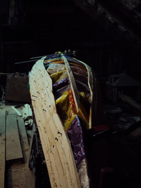 Экстремальные условия (постройка морского экспедиционного каяка в картинках, Вода, деревянный морской экспедиционный каяк Гниловская Сальников)