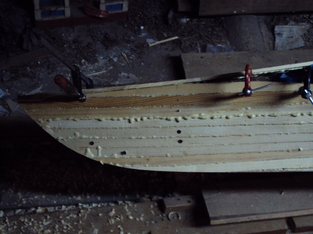 Экстремальные условия (постройка морского экспедиционного каяка в картинках, Вода, деревянный морской экспедиционный каяк Гниловская Сальников)