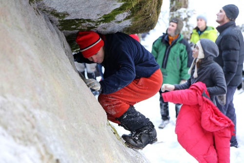 Столбы на Рождество (Альпинизм, рождественские столбы, соревнования, зима, красноярск, хитрушки, драйтулинг, марафон, бег)
