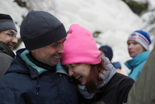 Столбы на Рождество (Альпинизм, рождественские столбы, соревнования, зима, красноярск, хитрушки, драйтулинг, марафон, бег)