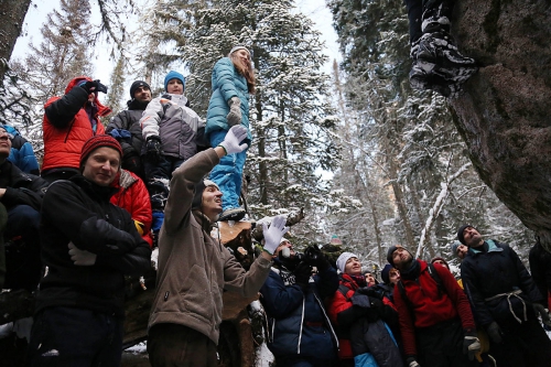 Столбы на Рождество (Альпинизм, рождественские столбы, соревнования, зима, красноярск, хитрушки, драйтулинг, марафон, бег)