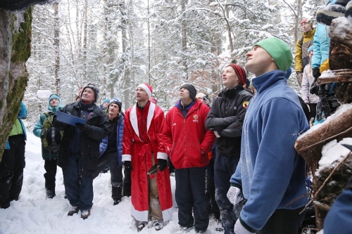 Столбы на Рождество (Альпинизм, рождественские столбы, соревнования, зима, красноярск, хитрушки, драйтулинг, марафон, бег)