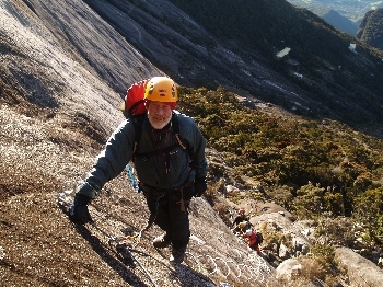 Sir Chris Bonington on World&#039;s Highest Via Ferrata @ Mt Kinabalu -02