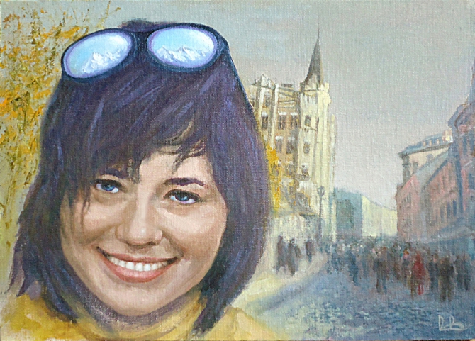 Киевляночка Мариша (Альпинизм, хивопись, виктор воропаев)