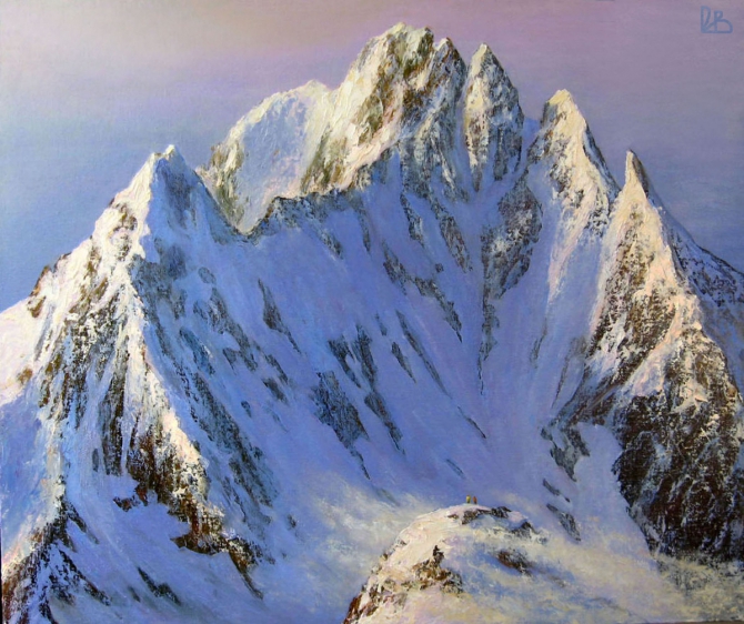 Разведка... (Альпинизм, аксаут главный, живопись, виктор воропаев)