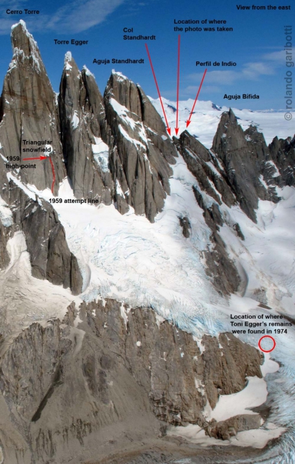 Сложившийся пазл. (Альпинизм, Cerro-Torre, серро-торре, Тони Эггер, Toni Egger, Cesare Maestri, Rolando Garibotti, Kelly Cordes, 1959)