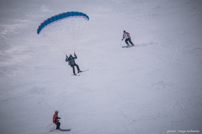 Спидрайдинг в Банско, Болгария. (Воздух, спидфлаинг, julbo, zamberlan, swing)