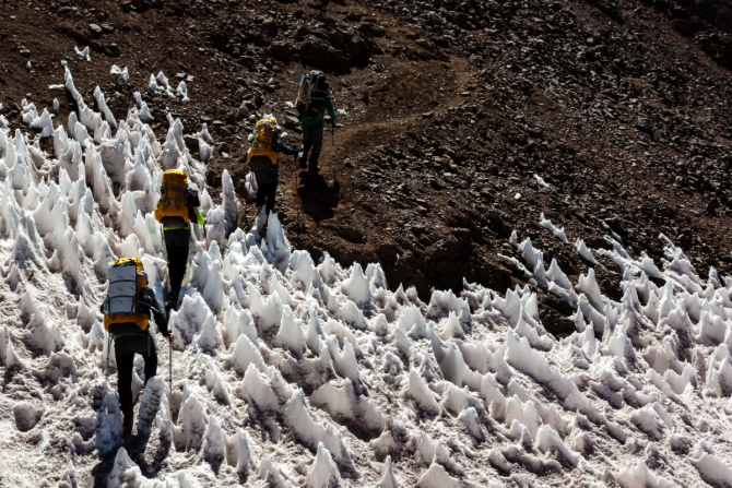 «Голодное» восхождение на Аконкагуа: как это было. Интервью с участниками Александром Вовнием и Константином Диковским. (Альпинизм)