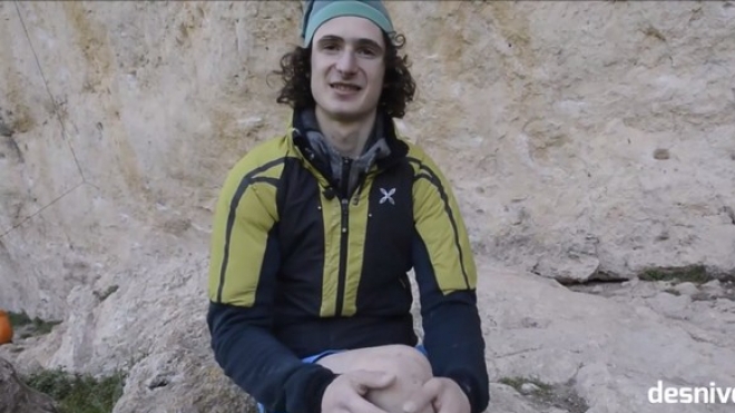 Адам Ондра: El Turrón онсайт (8с, Сиурана, Скалолазание, испания)