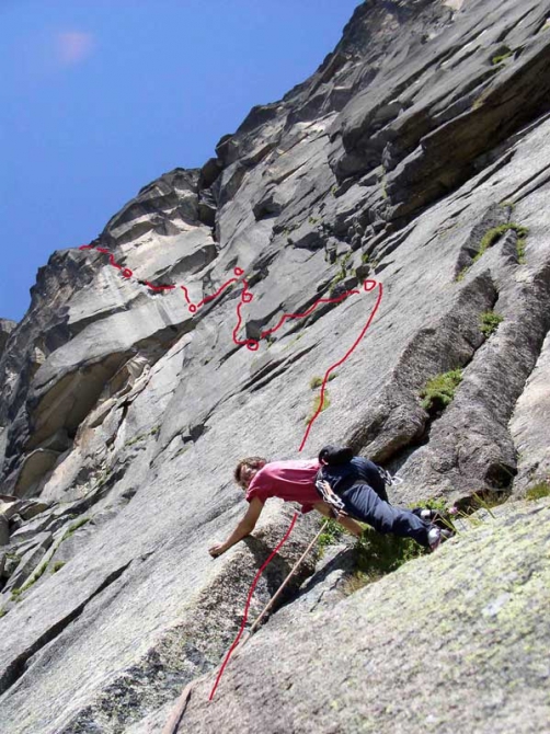 Новый маршрут для свободного лазания (Альпинизм, ергаки, мультипитч, скалолазание, альпинизм, александр терентьев, нагорный владимир)