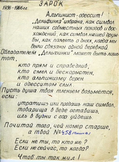 Музей альпинизма. 3. Фалеристика.