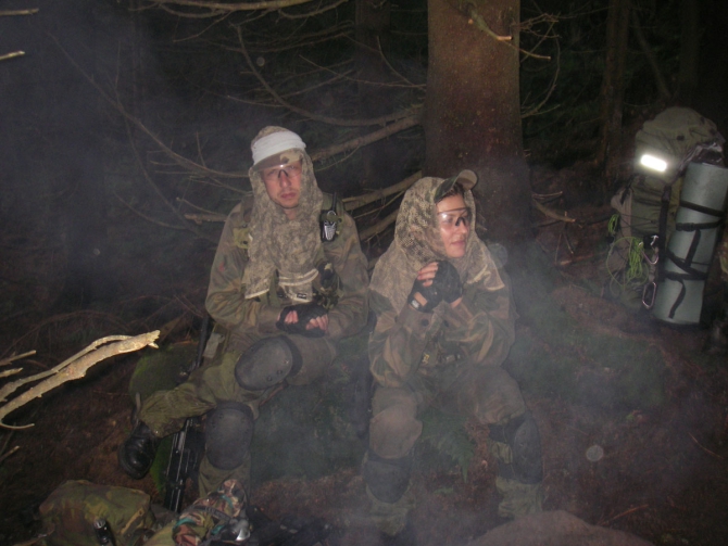 "Военный" десант в Карпатах. (страйкбол, карпаты, июль 2008г)