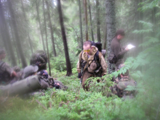 "Военный" десант в Карпатах. (страйкбол, карпаты, июль 2008г)