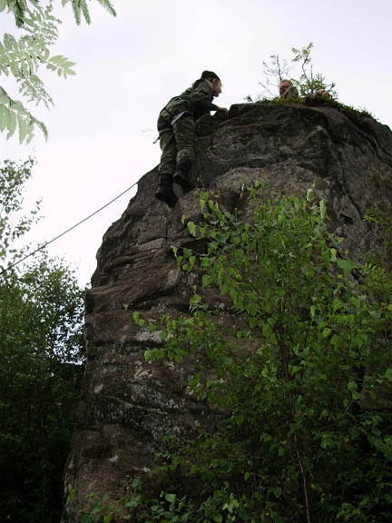 "Военный" десант в Карпатах. (страйкбол, карпаты, июль 2008г)