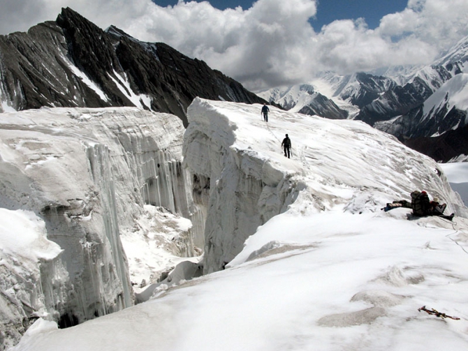 По ледопадам Восточного Заалая (Альпинизм, курумды, памир, маи, восточный кызылсу)