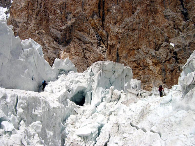 По ледопадам Восточного Заалая (Альпинизм, курумды, памир, маи, восточный кызылсу)