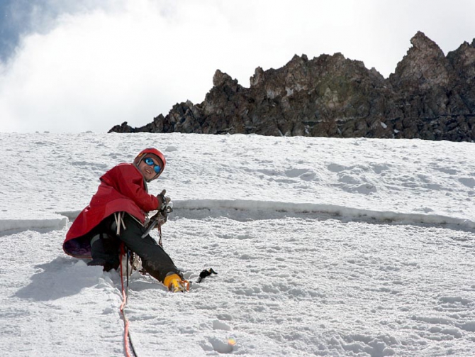 Лавины на льду (Альпинизм, восточный кызылсу, курумды, памир, маи)